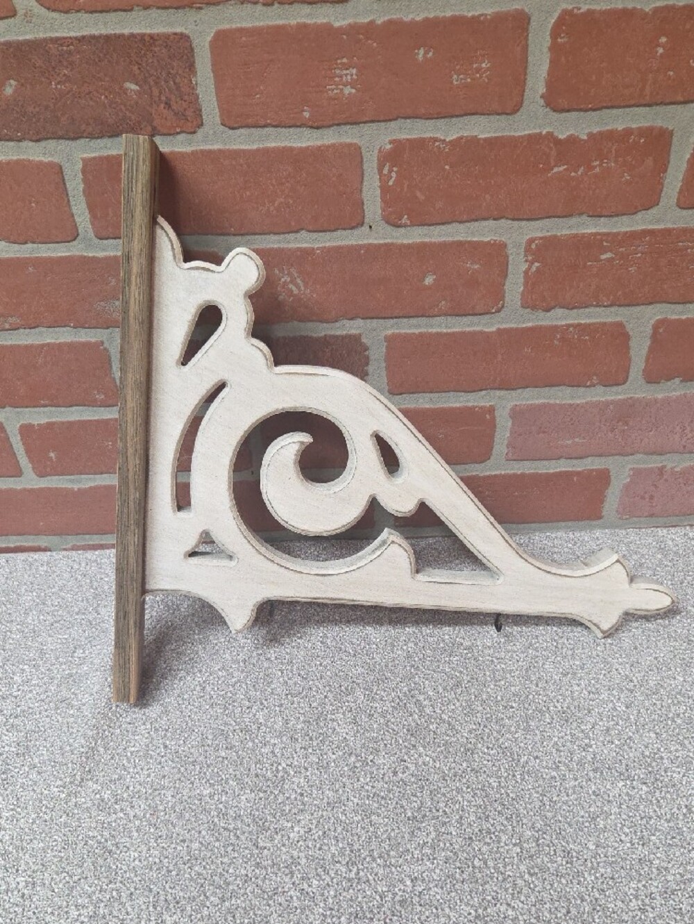 K&K Interiors Natural Wood Sign Holder